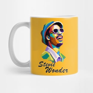 Stevie Wonder Wpap Pop Art Mug